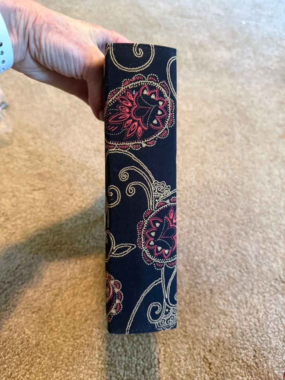 Elegant Black Paisley Photo Album Binder
